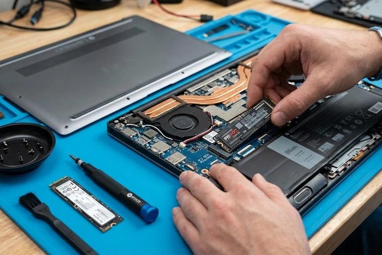 Reparando laptop